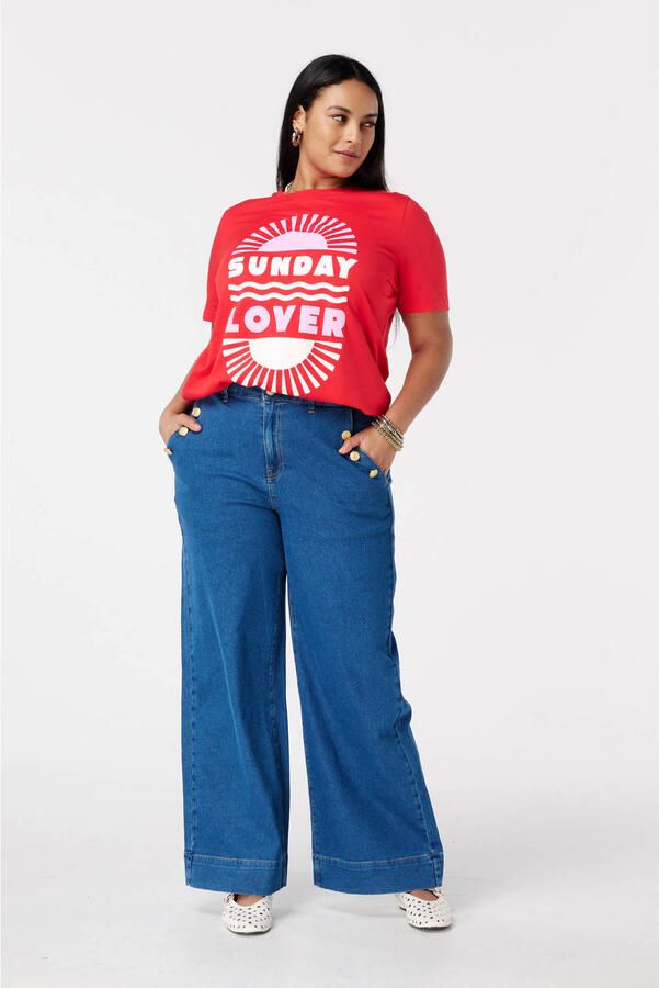 MS Mode T-shirt rood