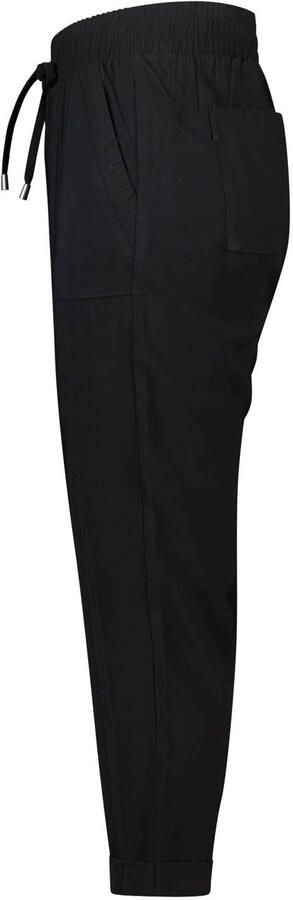 MS Mode tapered high waist broek zwart - Foto 3