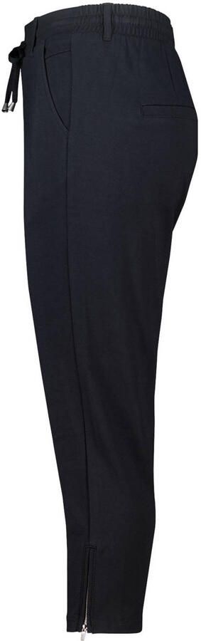 MS Mode tapered high waist casual broek zwart - Foto 3