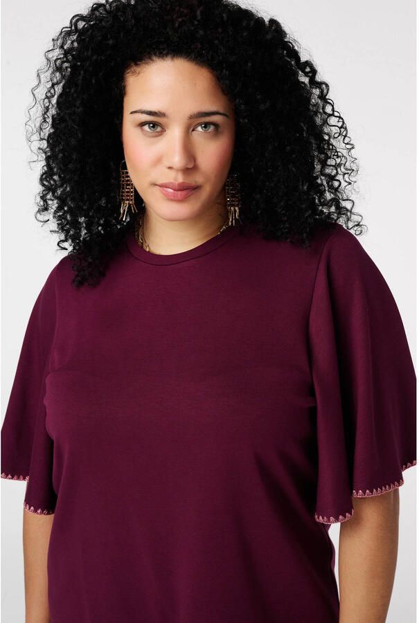 MS Mode top aubergine
