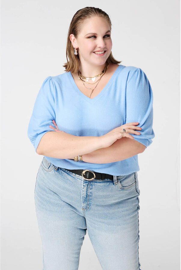 MS Mode top blauw