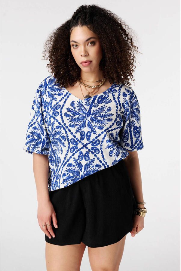 MS Mode top blauw