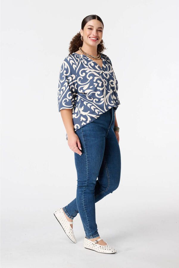 MS Mode top blauw - Foto 3