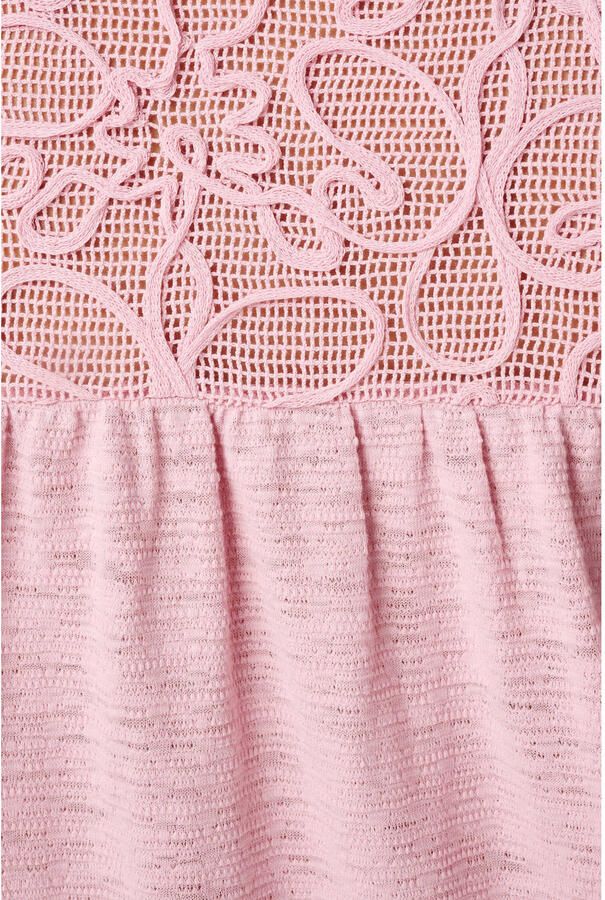 MS Mode top broderie roze - Foto 2