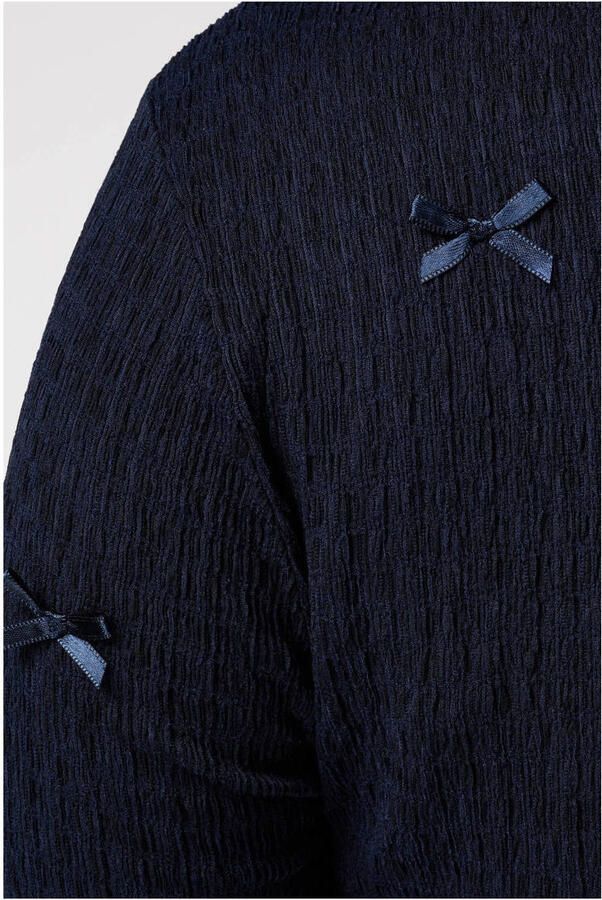 MS Mode top donkerblauw flared mouwen - Foto 2