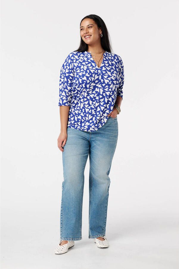 MS Mode top donkerblauw