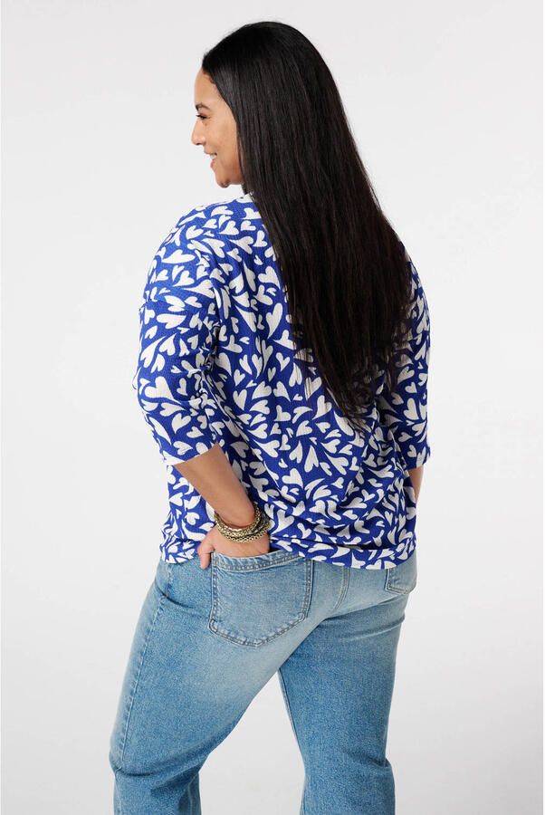 MS Mode top donkerblauw - Foto 2