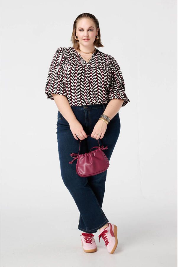 MS Mode top donkerrood - Foto 2