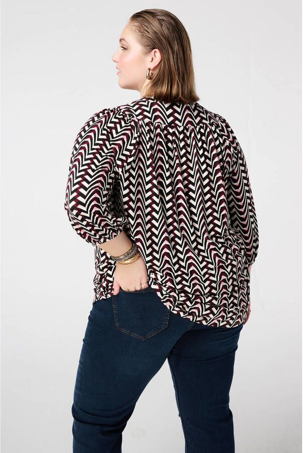 MS Mode top donkerrood - Foto 3