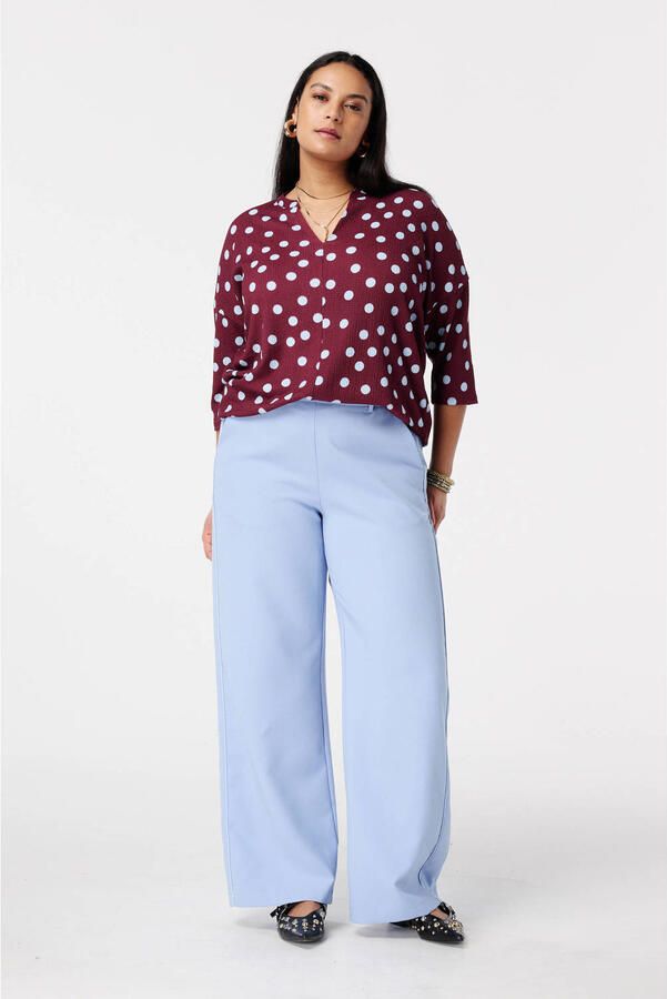 MS Mode top donkerrood