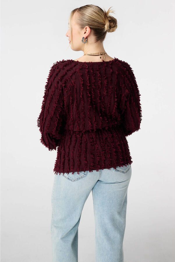 MS Mode top donkerrood - Foto 3
