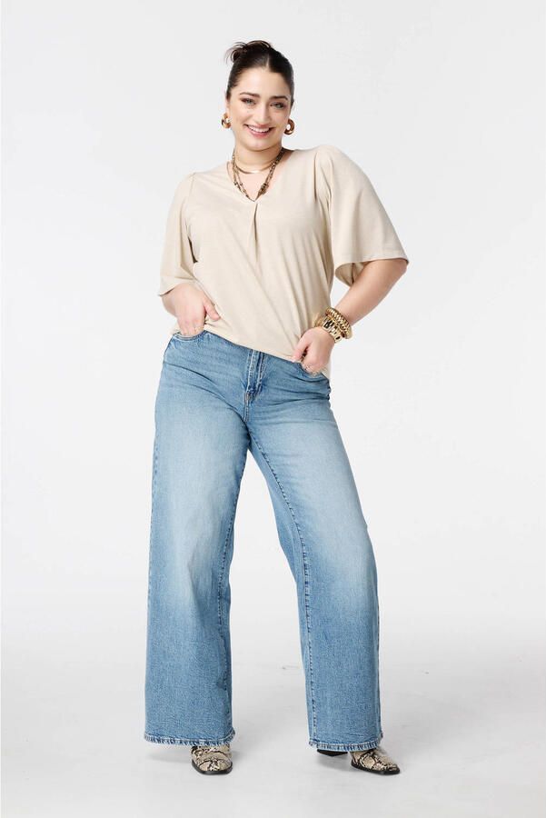 MS Mode top met lurex zand - Foto 3