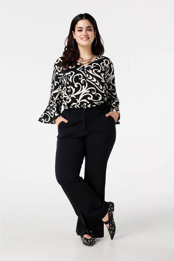 MS Mode top met paisley print zwart - Foto 2