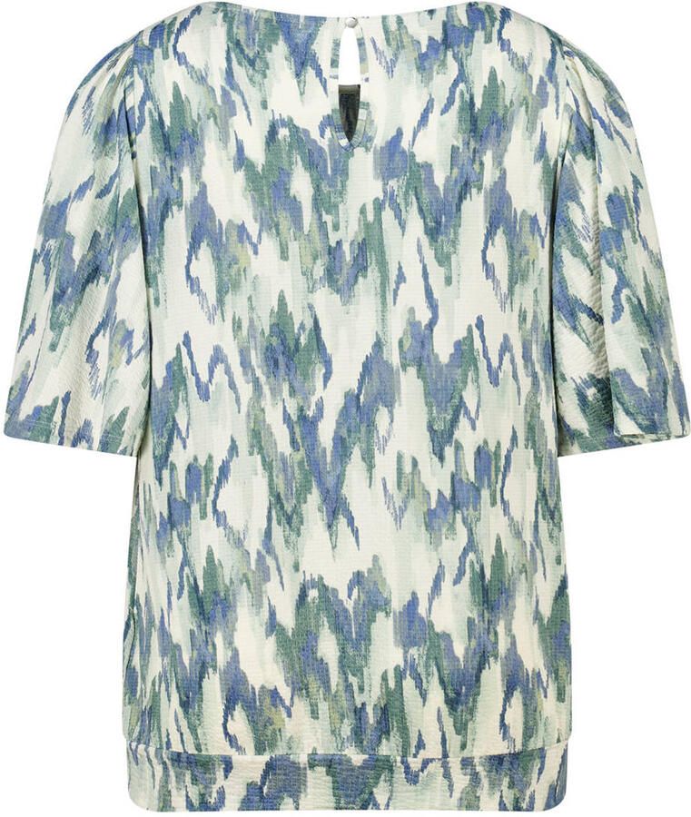 MS Mode top met print Plus Size blauw - Foto 2
