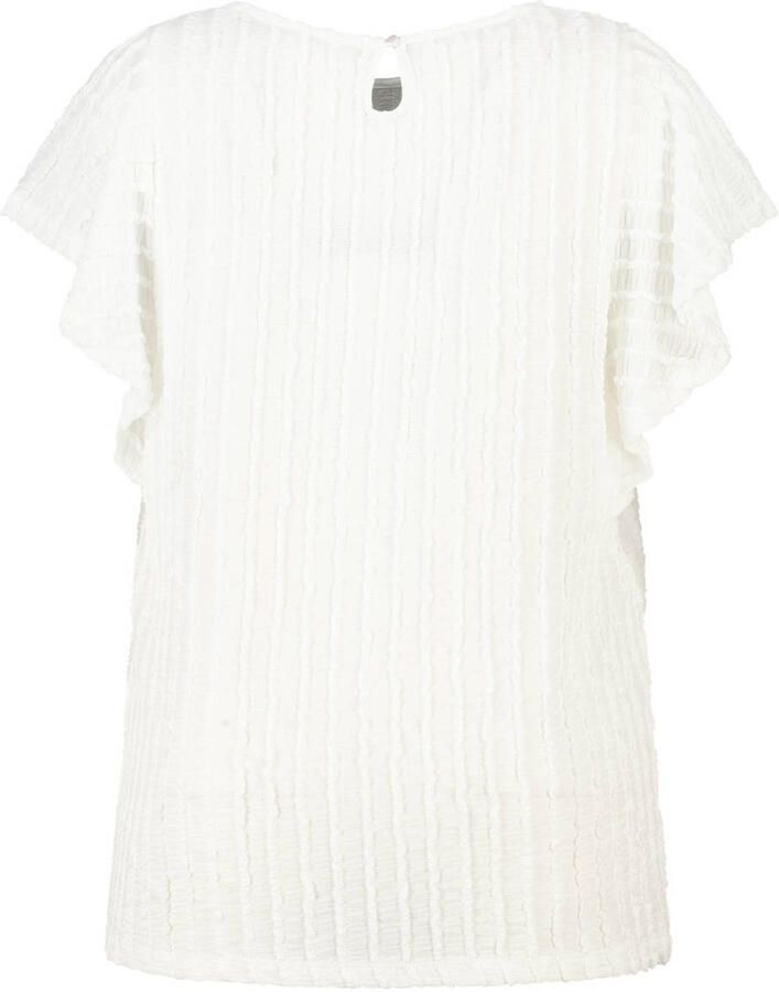 MS Mode top met textuur wit - Foto 2