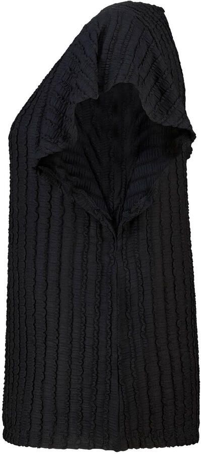 MS Mode top met textuur zwart - Foto 3