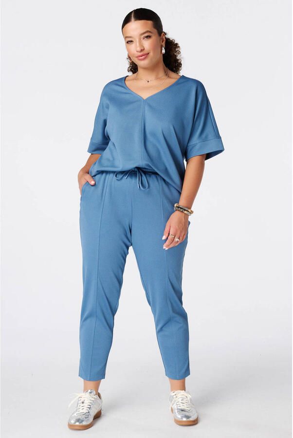MS Mode top Plus Size blauw - Foto 3