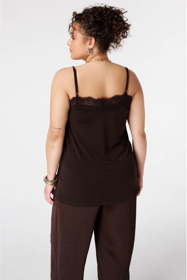MS Mode top Plus Size bruin - Foto 2