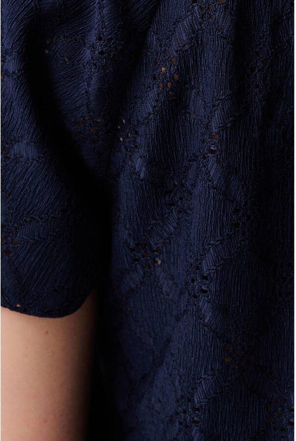 MS Mode top Plus Size donkerblauw - Foto 3