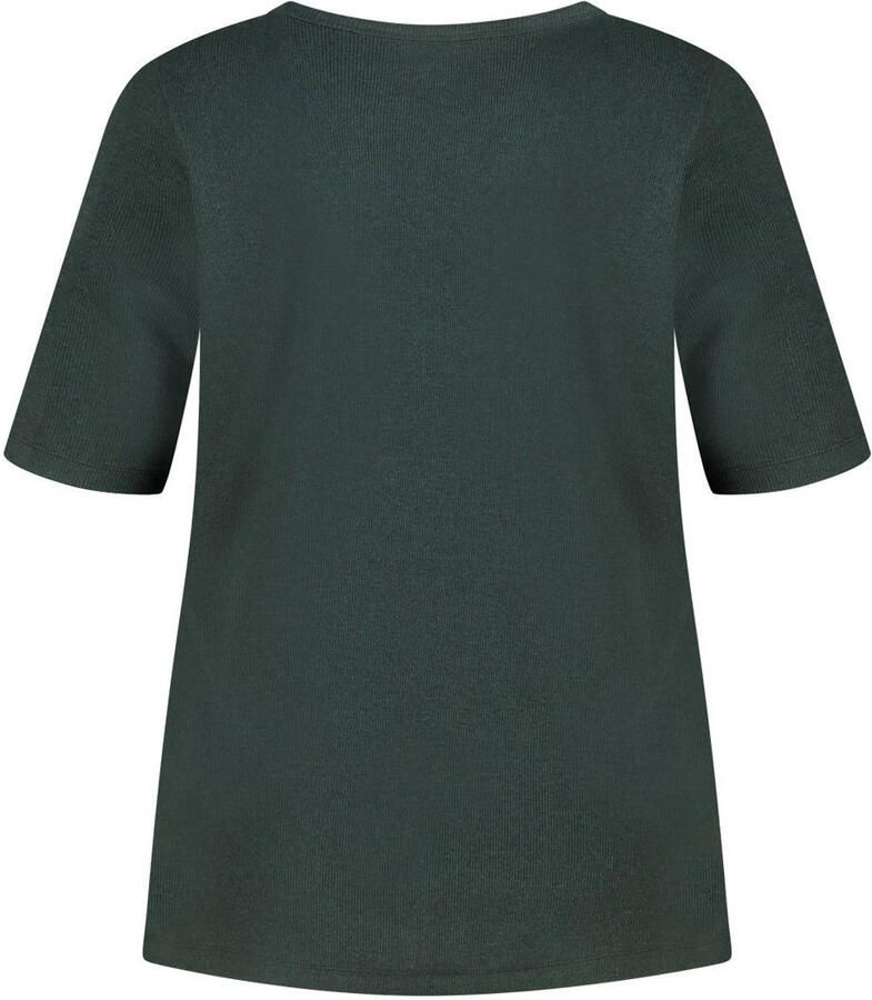 MS Mode top Plus Size donkergroen - Foto 2