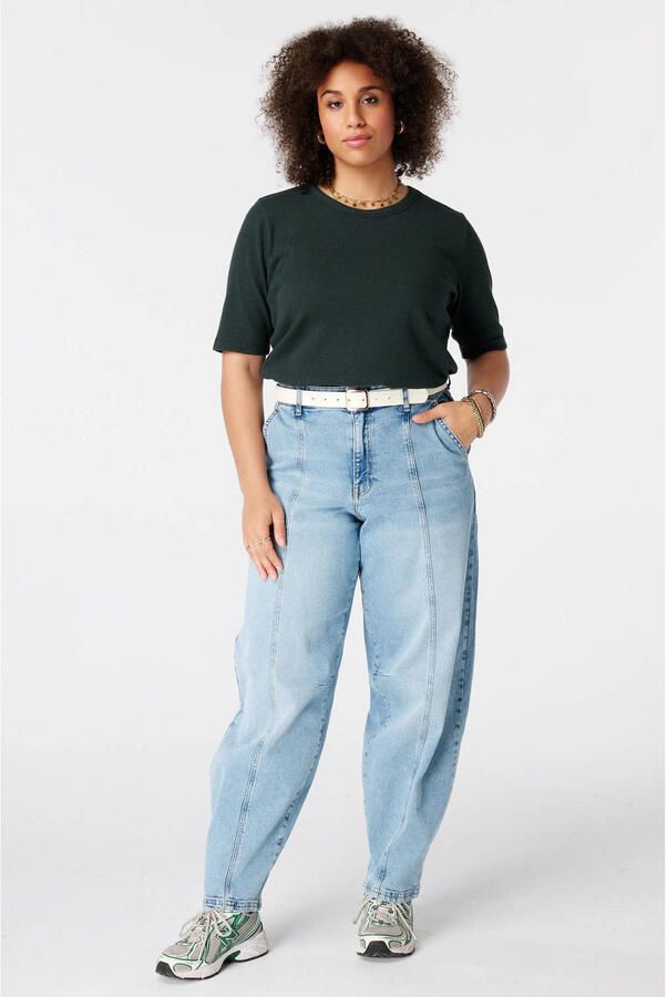 MS Mode top Plus Size donkergroen - Foto 3