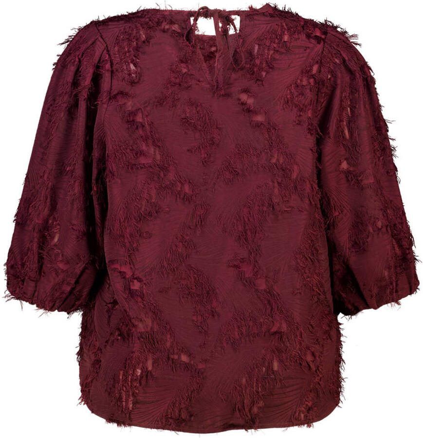 MS Mode top Plus Size donkerrood - Foto 2
