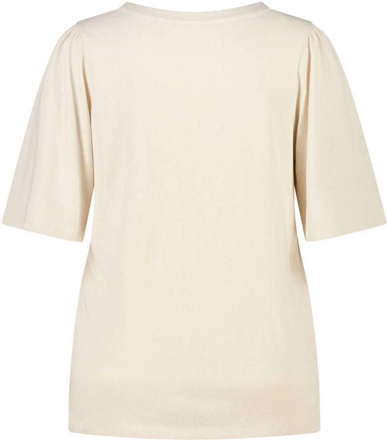 MS Mode top Plus Size ecru