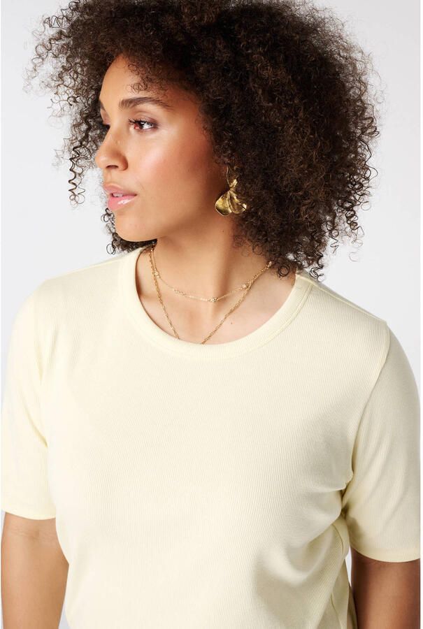 MS Mode top Plus Size lichtgeel - Foto 2