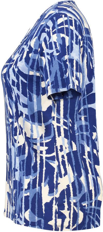 MS Mode top Plus Size met print blauw - Foto 3