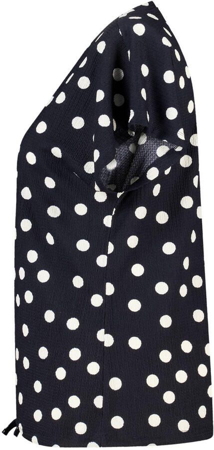 MS Mode top Plus Size met stippen blauw - Foto 3