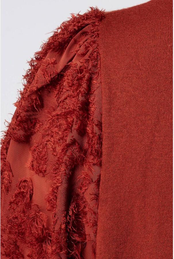 MS Mode top Plus Size roodbruin - Foto 3