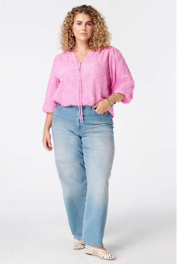 MS Mode top Plus Size roze - Foto 3