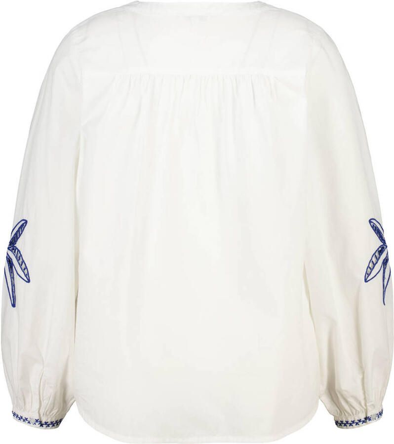 MS Mode top wit broderie - Foto 2