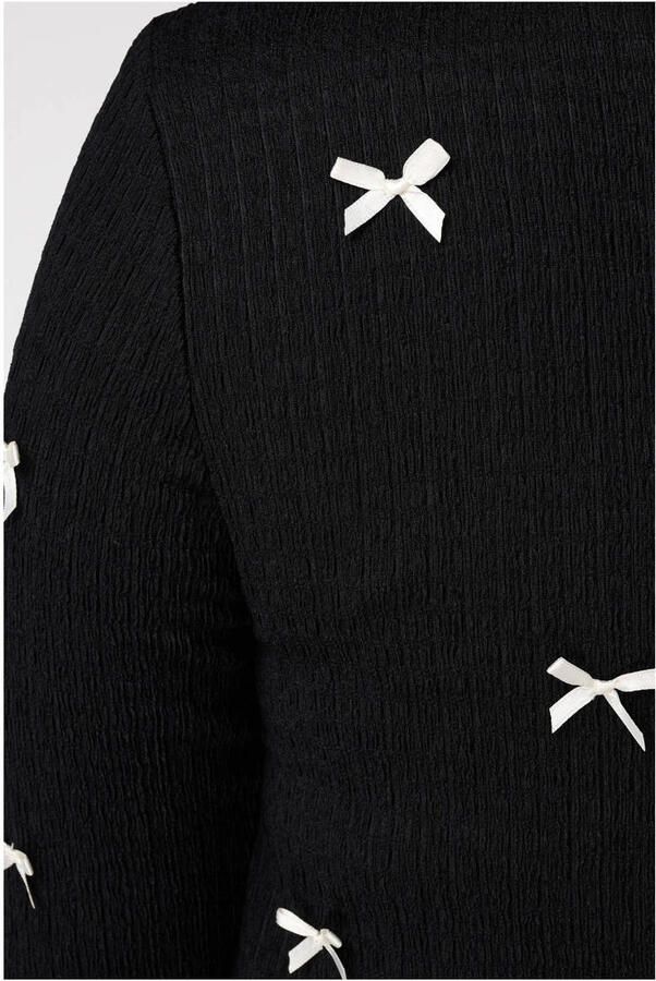 MS Mode top zwart flared mouwen - Foto 2