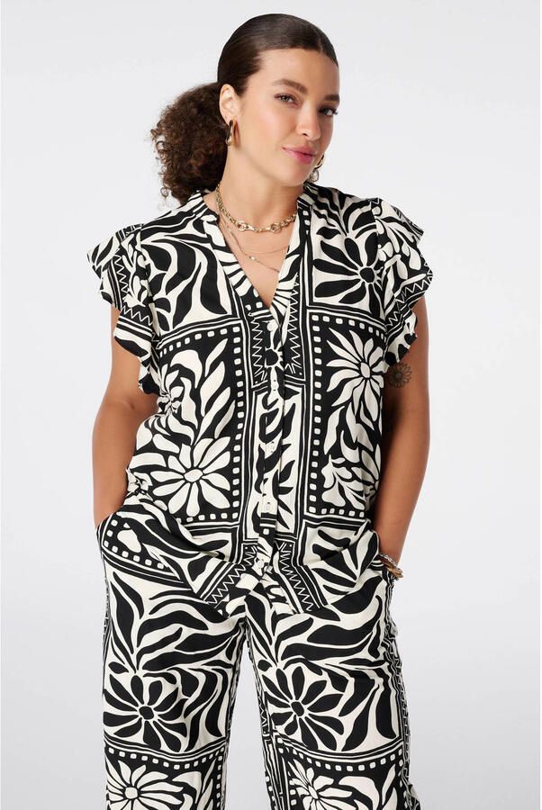 MS Mode top zwart