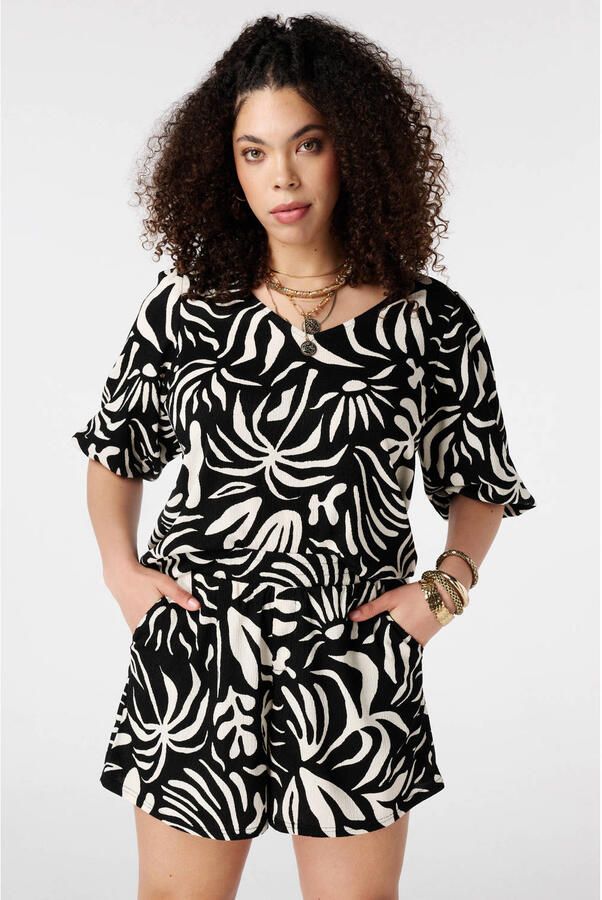 MS Mode top zwart