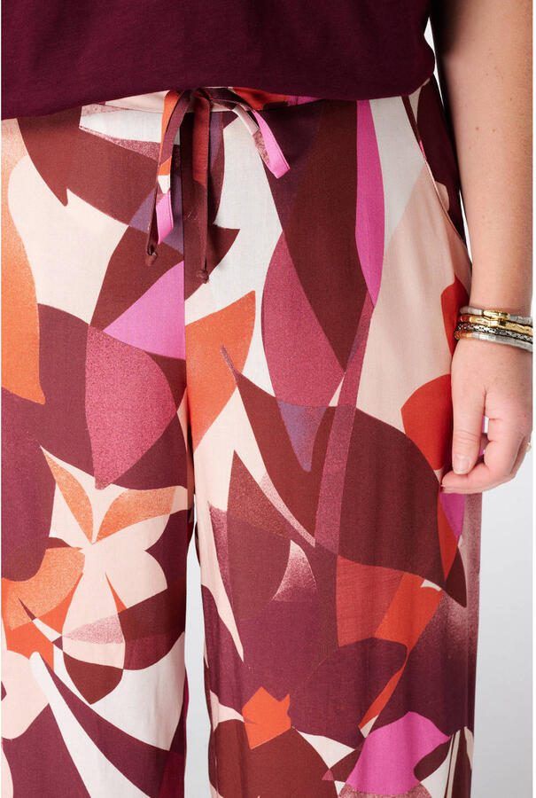 MS Mode viscose wide leg broek Plus Size met print meerkleurig - Foto 2