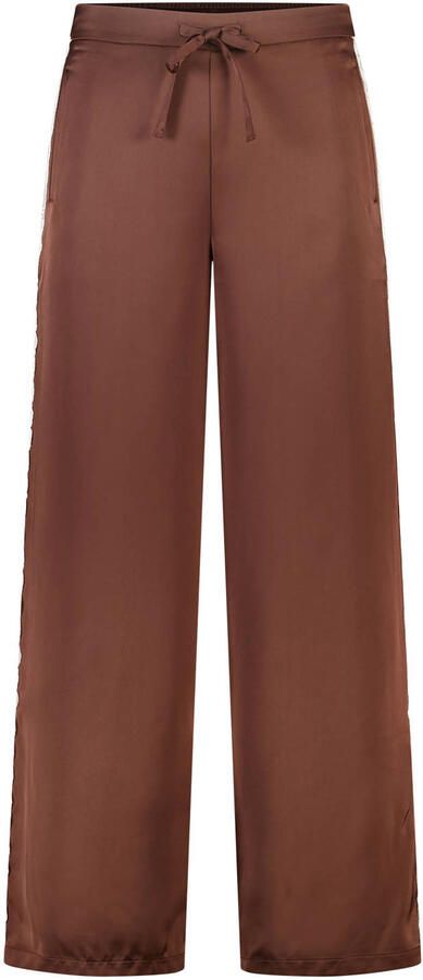 MS Mode wide leg broek Plus Size bruin