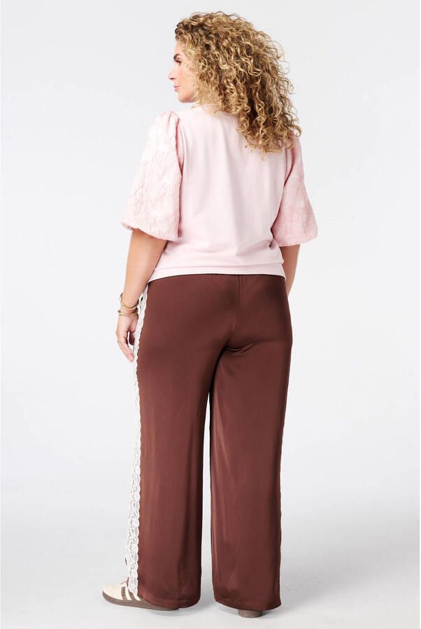 MS Mode wide leg broek Plus Size bruin - Foto 2