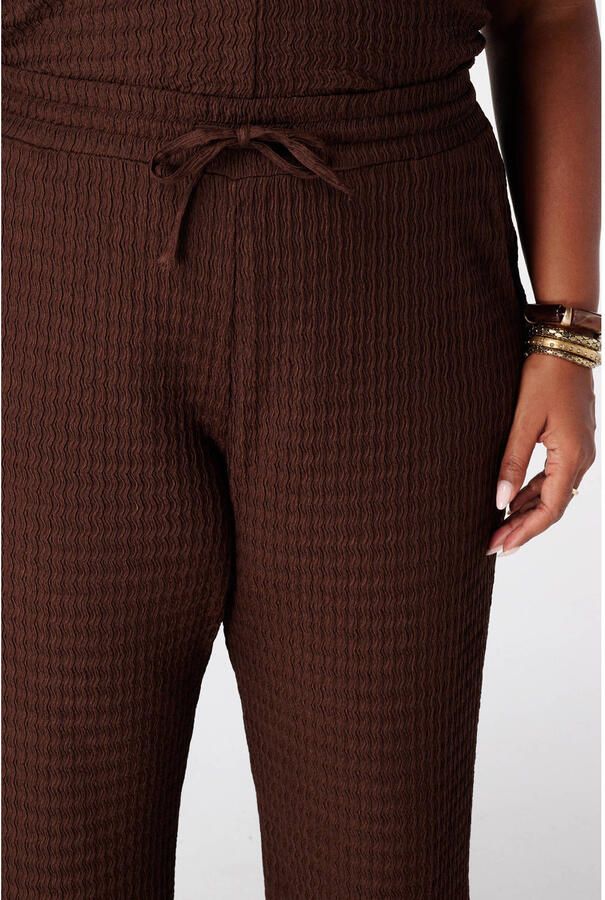 MS Mode wide leg broek Plus Size bruin - Foto 2