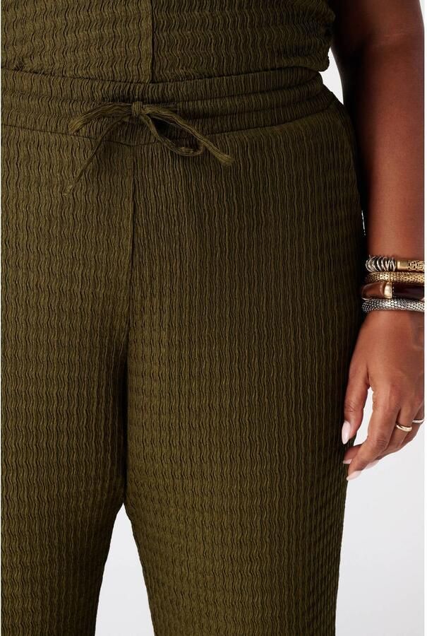 MS Mode wide leg broek Plus Size groen - Foto 2
