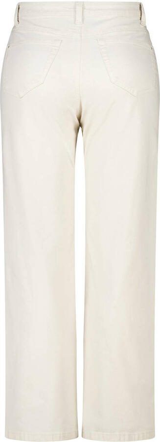 MS Mode wide leg high waist broek ecru - Foto 2