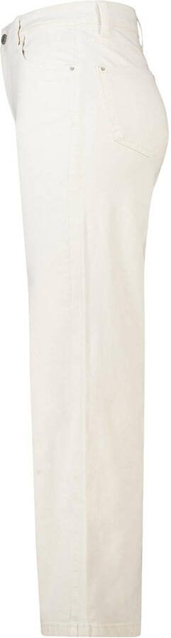 MS Mode wide leg high waist broek ecru - Foto 3