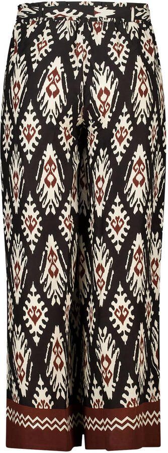 MS Mode wide leg high waist casual broek multi - Foto 3