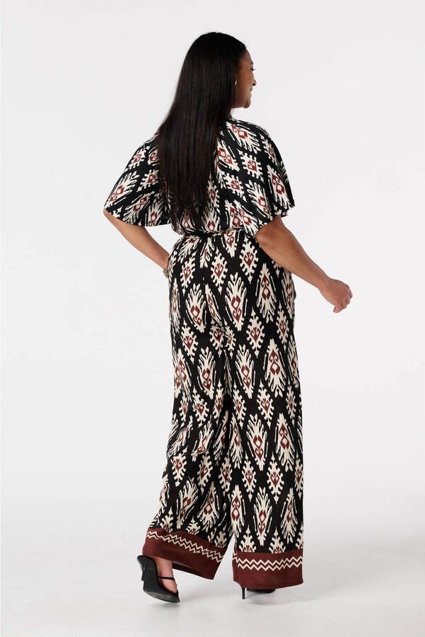 MS Mode wide leg high waist casual broek multi - Foto 2