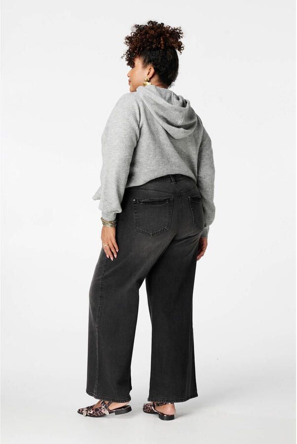 MS Mode wide leg jeans zwart - Foto 3