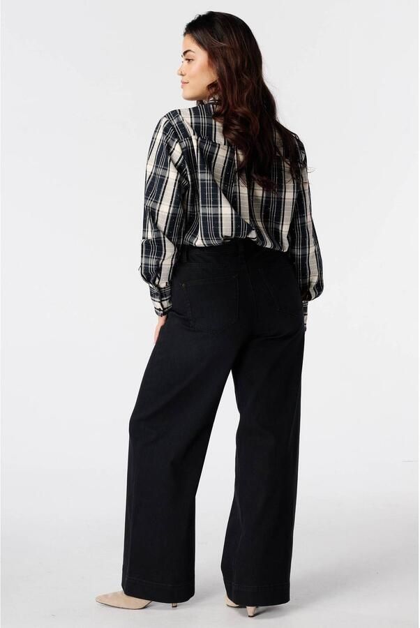 MS Mode wide leg jeans zwart - Foto 2