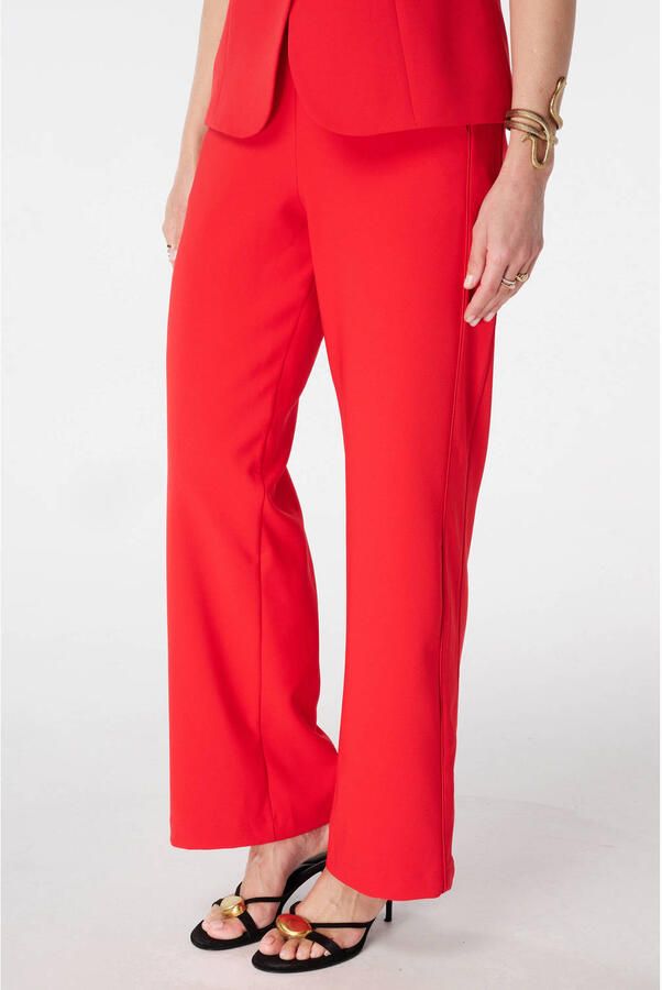 MS Mode wide leg regular waist broek