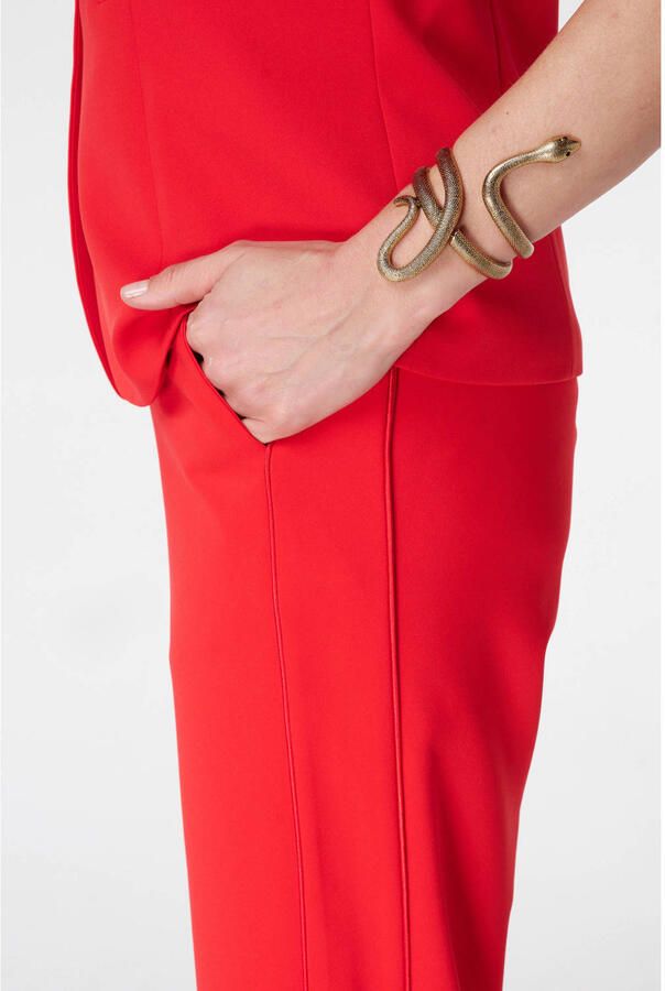 MS Mode wide leg regular waist broek - Foto 2