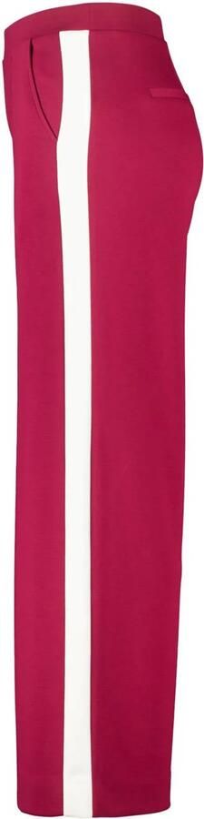 MS Mode wide leg regular waist broek rood - Foto 3